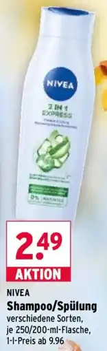 Wasgau NIVEA Shampoo/Spülung Angebot