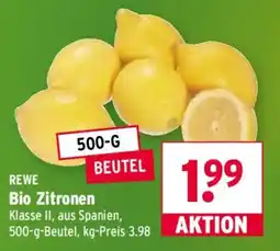 Wasgau REWE Bio Zitronen Angebot