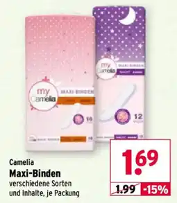 Wasgau Camelia Maxi-Binden Angebot