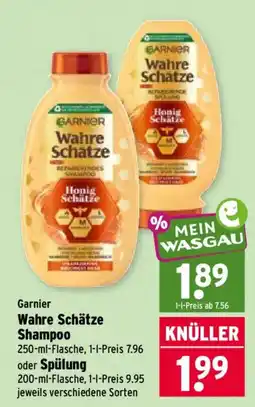 Wasgau Garnier Wahre Schätze Shampoo Angebot