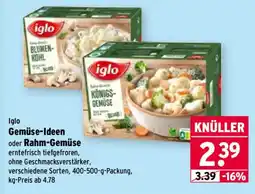 Wasgau iglo Gemüse-Ideen Angebot
