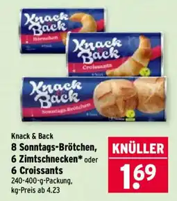 Wasgau Knack & Back Sonntags-Brötchen Angebot