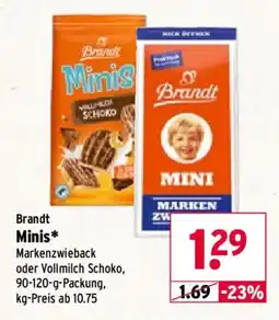 Wasgau Brandt Minis* Angebot