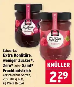 Wasgau Schwartau Extra Konfitüre Angebot