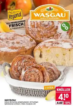 Wasgau Apfel-Berliner Angebot