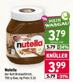 Wasgau Nutella Angebot