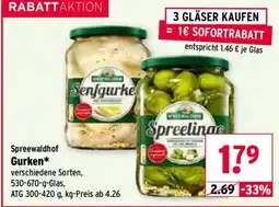 Wasgau Spreewaldhof Gurken* Angebot