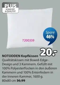 Jysk NOTODDEN Kopfkissen Angebot