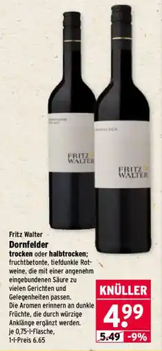Wasgau Fritz Walter Dornfelder Angebot