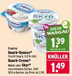 Wasgau Exquisa Quark-Genuss* Angebot