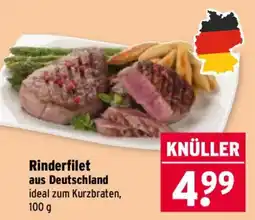 Wasgau Rinderfilet aus Deutschland Angebot
