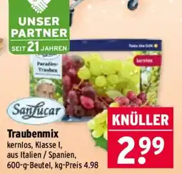 Wasgau SanLucar Traubenmix Angebot