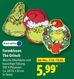 Lidl Formkissen The Grinch Angebot
