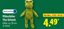 Lidl Plüschtier The Grinch Angebot