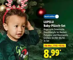 Lidl LUPILU Baby-Plüsch-Set Angebot