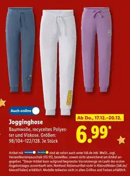 Lidl Jogginghose Angebot