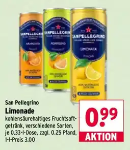 Wasgau San Pellegrino Limonade Angebot
