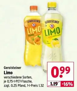 Wasgau Gerolsteiner Limo Angebot