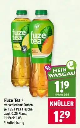 Wasgau Fuze Tea Angebot