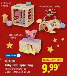 Lidl LUPILU Baby-Holz-Spielzeug Angebot