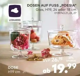 DOSEN AUF FUSS „POESIA“