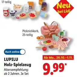 Lidl LUPILU Holz-Spielzeug Angebot