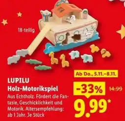 Lidl LUPILU Holz-Motorikspiel Angebot