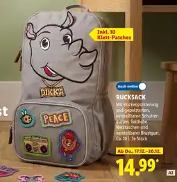 Lidl Rucksack dikka Angebot