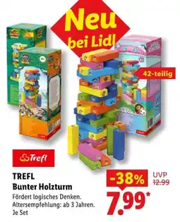 Lidl TREFL Bunter Holzturm Angebot
