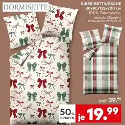 porta DORMISETTE BIBER-BETTWÄSCHE Angebot