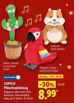 Lidl LUPILU Plüschspielzeug Angebot