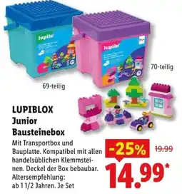 Lidl LUPIBLOX Junior Bausteinebox Angebot
