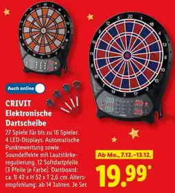 Lidl CRIVIT Elektronische Dartscheibe Angebot
