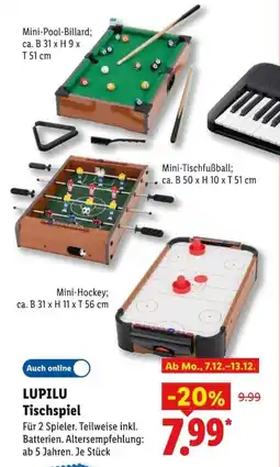 Lidl LUPILU Tischspiel Angebot