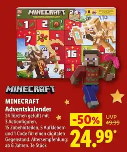 Lidl Minecraft Adventskalender Angebot