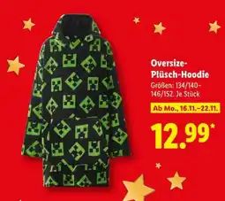 Lidl Oversize-Plüsch-Hoodie Angebot