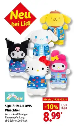 Lidl SQUISHMALLOWS Plüschtier Angebot