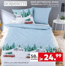 porta Dormisette biber-bettwäsche Angebot
