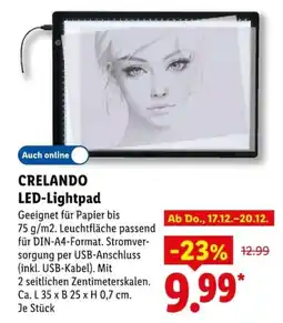 Lidl CRELANDO LED-Lightpad Angebot
