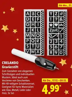 Lidl CRELANDO Gravierstift Angebot
