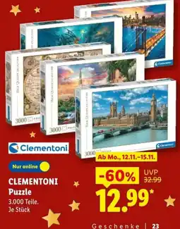 Lidl CLEMENTONI Puzzle Angebot