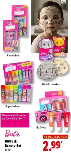 Lidl BARBIE Beauty-Set Angebot