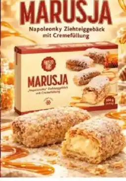 Mix Markt MARUSJA Napoleonsky Ziehteiggebäck mit Cremefüllung Angebot