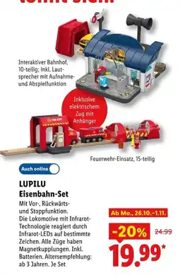 Lidl LUPILU Eisenbahn-Set Angebot