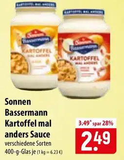 Famila Nord Ost Sonnen Bassermann Kartoffel mal anders Sauce Angebot