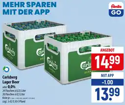 Famila Nord Ost Carlsberg Lager Beer Angebot