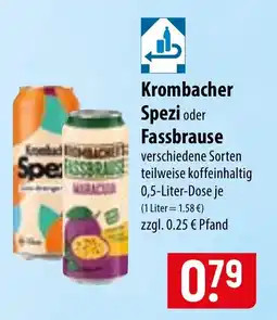 Famila Nord Ost Krombacher Spezi oder Fassbrause Angebot