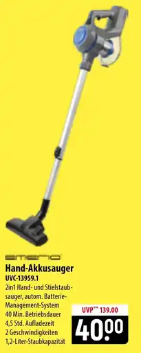 Famila Nord Ost Emerio Hand-Akkusauger Angebot