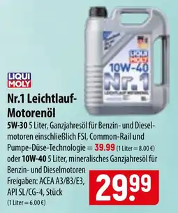 Famila Nord Ost LIQUI MOLY Nr.1 Leichtlauf-Motorenöl Angebot