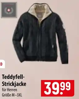 Famila Nord Ost Teddyfell-Strickjacke für Herren Angebot
